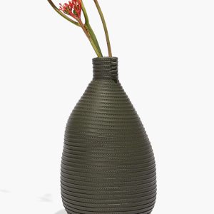 STRATUM WRAPPED VASE | MOSS