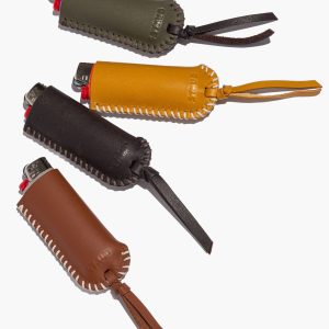 PYRE LEATHER LIGHTER COVER | ESPRESSO