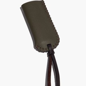 PYRE LEATHER LIGHTER COVER | MOSS
