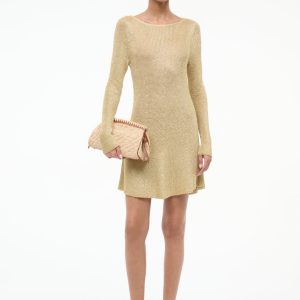 NIKITTA MINI DRESS | GOLD