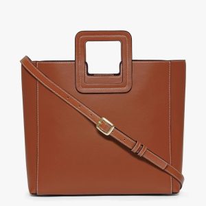 SHIRLEY LEATHER BAG | SADDLE