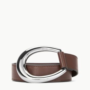 30MM WRAP BELT | MAHOGANY SILVER