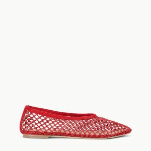 ALBA BALLET FLAT | RED NETTING