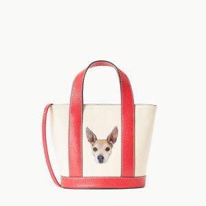 CUSTOM ALLORA MINI TOTE | CREAM RED ROSE