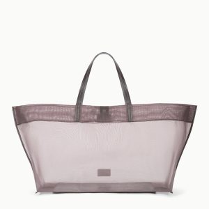 CHRISTOS LARGE MESH TOTE | ESPRESSO