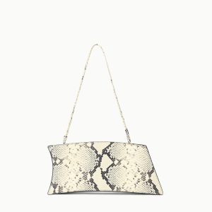 COCO SHOULDER BAG | WHITE SNAKE