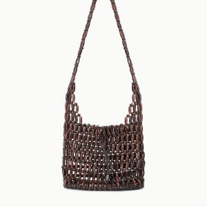 CORONADO BAG | WOOD BEADS