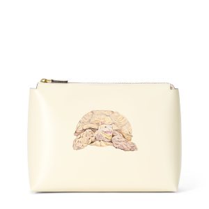 CUSTOM SHIRLEY POUCH | CREAM