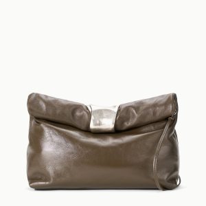 CUFF CLUTCH | TRUFFLE