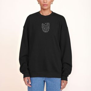 CUSTOM STAUD x C.BONZ OVERSIZED SWEATSHIRT | BLACK