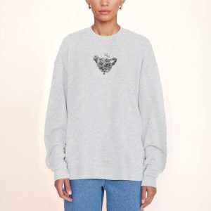 CUSTOM STAUD x C.BONZ OVERSIZED SWEATSHIRT | GREY