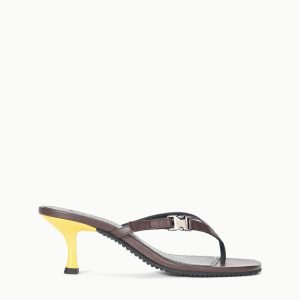 FLYNN KITTEN HEEL | ESPRESSO LEMON