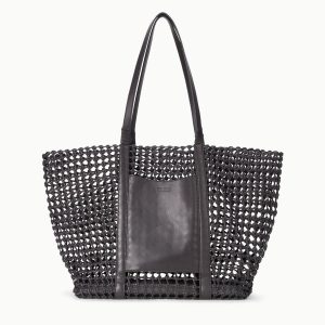 GETAWAY HAND-KNOTTED TOTE BAG | ESPRESSO