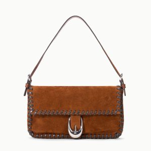 HARLOW BAG | TABAC SUEDE ESPRESSO