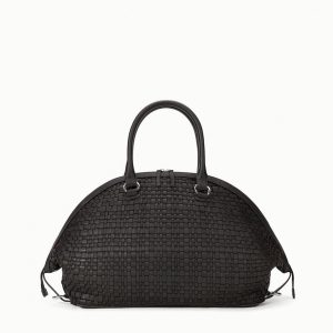 HESTER SATCHEL | ESPRESSO WOVEN LEATHER