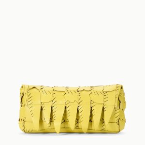 LEAF CLUTCH | CITRON