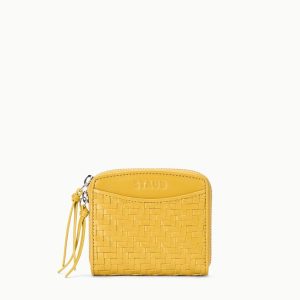 MAE HAND-WOVEN WALLET | GOLDENROD