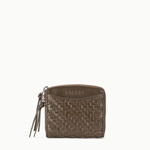 MAE HAND-WOVEN WALLET | TRUFFLE