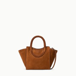MAUDE MINI TOTE | TABAC
