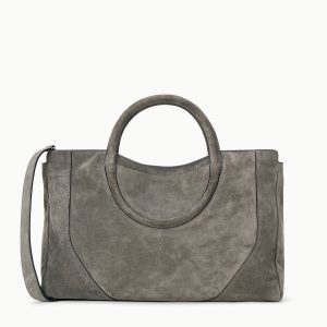 MAUDE SATCHEL | STORM SUEDE