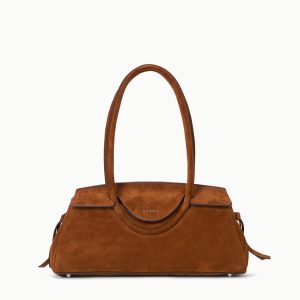 MAUDE SHOULDER BAG | TABAC SUEDE