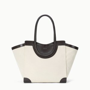 MAUDE TOTE BAG | NATURAL ESPRESSO