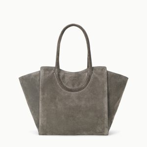 MAUDE TOTE BAG | STORM SUEDE