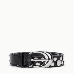 MOON BUCKLE BELT | RIVETS