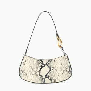 OLLIE BAG | WHITE SNAKE