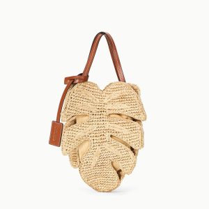 PALM RAFFIA BAG | NATURAL TAN