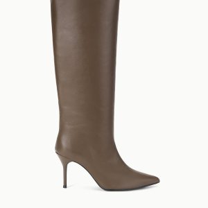 SEBASTIAN HIGH HEEL BOOT | TRUFFLE