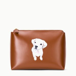 CUSTOM SHIRLEY POUCH | TAN