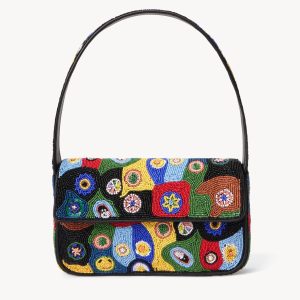 TOMMY BEADED BAG | BLACK MILLEFIORI