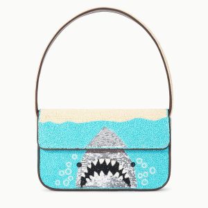 TOMMY BEADED BAG | GREAT WHITE