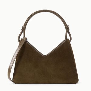 VALERIE SHOULDER BAG | TRUFFLE SUEDE