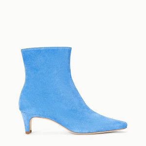 WALLY ANKLE BOOT | STAUD BLUE SUEDE