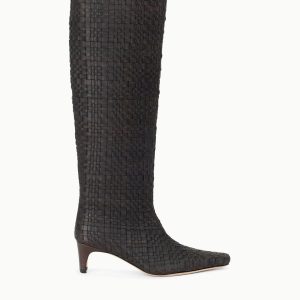 WALLY BOOT | ESPRESSO WOVEN LEATHER