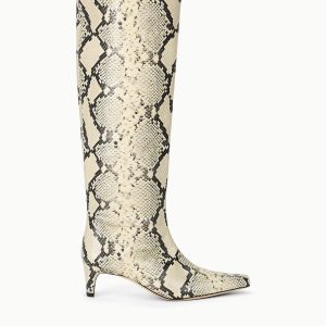 WALLY BOOT | WHITE SNAKE