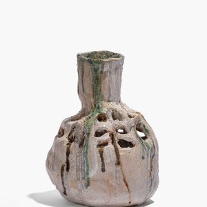LOTUS VASE | GREY MULTI GLAZE