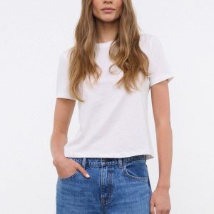 CREW NECK T SHIRT | WHITE