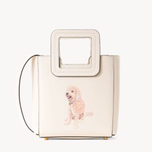 CUSTOM MINI SHIRLEY LEATHER BAG | CREAM